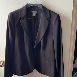 AT dress jacket. Chocolate brown.